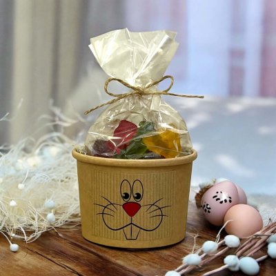 Nutworld Zajíček Eko kelímek a celofánek Medvídci bez cukru 200 g – Zboží Dáma