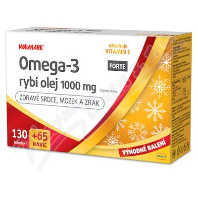 Walmark Omega 3 Forte 130+65 tablet Promo2022 – Zbozi.Blesk.cz