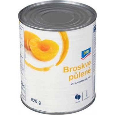 ARO Broskve půlené 820 g – Zboží Dáma