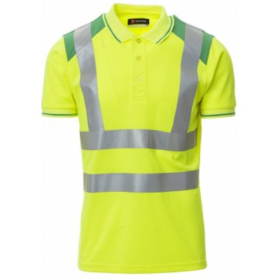 Payper GUARD+ Pánská reflexní polokošile Žlutá Fluo/ Zelená 2XL – Zboží Dáma