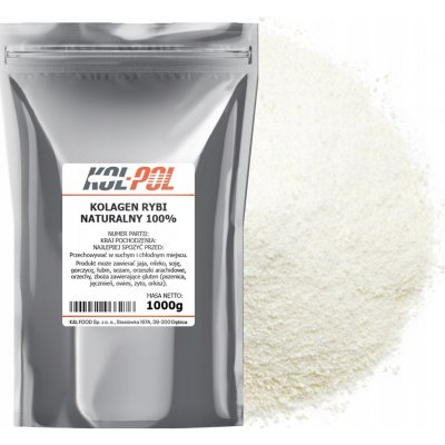 Kol-Pol Kolagen 100% přírodní rybí Čistý prášek 1 kg – Hledejceny.cz