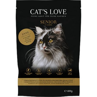 Cat's Love Senior kachna 0,4 kg