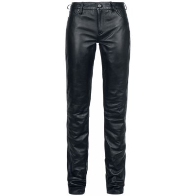 Gipsy Ggwhitley LNV kožené nohavice černá – Zboží Mobilmania