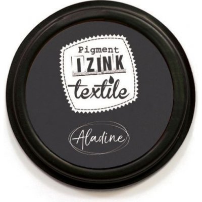 Aladine Textilní razítkovací polštářek Izink černý – Zboží Živě