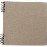 Scrap delux Album Delux natur 31x31 černé listy – Zboží Dáma