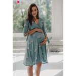 Těhotenské kojící šaty Two Ways Midi Dress Eucalyptus – Sleviste.cz