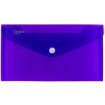 Obálka plastová s drukem Opaline DL, fialová – Zboží Živě