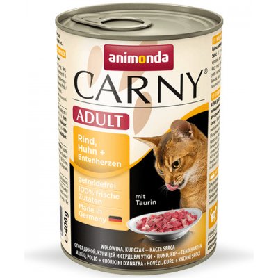 Carny Adult hovězí kuře a kachna 12 x 400 g