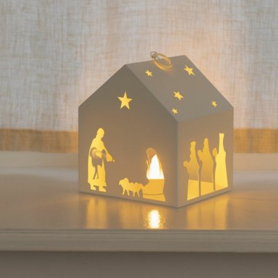BOLTZE Lucerna s motivem Betlémku – Zboží Dáma