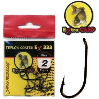 Extra Carp Teflon Hooks EX 333 vel.4 10ks – Zbozi.Blesk.cz