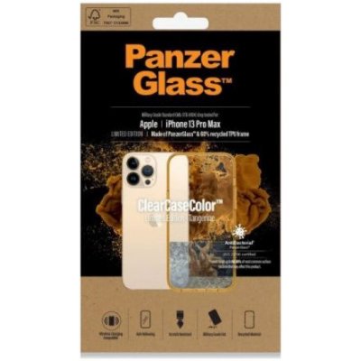 PanzerGlass PanzerGlass ClearCase - ochranné s antibakteriálním povlakem iPhone 13 Pro Max Tangerine – Zboží Mobilmania