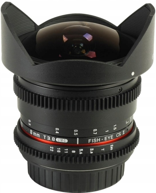 Samyang 8 mm T3.8 VDSLR UMC Fish-eye CS II Canon EF