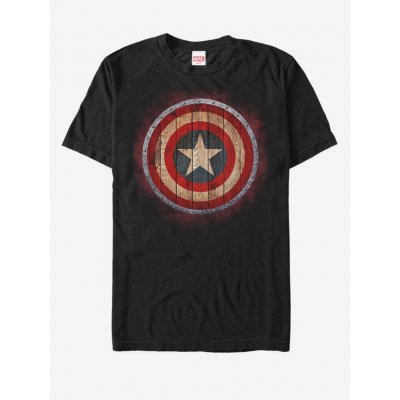 Zoot Fan Captain America Shield Marvel triko černá