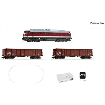 Roco TT Z21 START newGen set: lokomotiva BR 232 3 otevřené vozy DR z21 App koleje 5190003 – Sleviste.cz