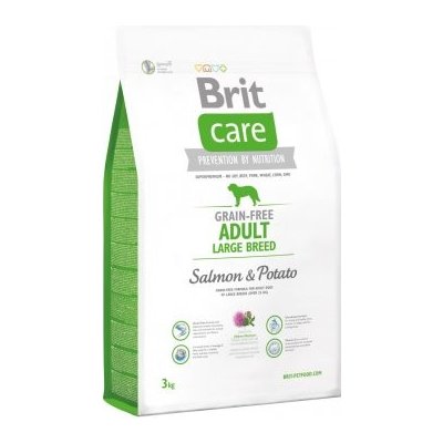 BRIT CARE GRAIN-FREE ADULT LARGE BREED SALMON & POTATO 3 kg