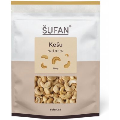 ŠUFAN Kešu natural W240 200 g – Sleviste.cz
