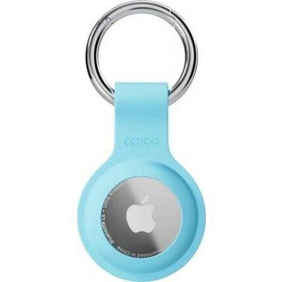 Epico silikonové pouzdro pro AirTag s plnou zadní stranou - světle modrá (9910103300001) – Zboží Mobilmania
