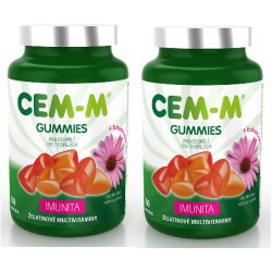 Salutem Pharma CEM-M gummies Imunita Dárkové balení 60 + 60 tablet