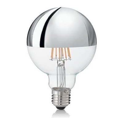 CLASSIC GLOBO LED filament žárovka E27 G95 9W 930lm 3000K chromová, nestmívatelná – Hledejceny.cz