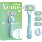Gillette Venus Extra Smooth + 4 ks hlavic – Zbozi.Blesk.cz