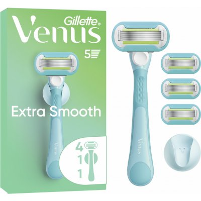 Gillette Venus Extra Smooth + 4 ks hlavic – Zbozi.Blesk.cz