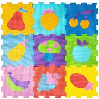 Smily Play Vzdělávací Pěnová Podložka Ovoce 9el. – Hledejceny.cz