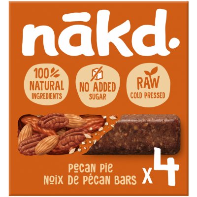 Nakd Pecan pie 4 x 35 g – Zbozi.Blesk.cz