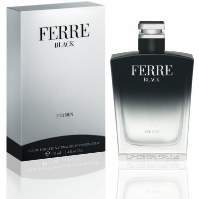 Gianfranco Ferre Black toaletní voda pánská 100 ml – Zboží Mobilmania