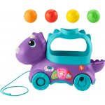 Fisher-Price Hrající Dino s vyskakujícími míčky CZ/SK/ENG/HU/PL HNR51 – Zboží Mobilmania