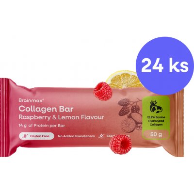 BrainMax Collagen Bar, 24 x 50 g – Zboží Mobilmania