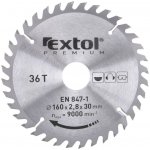 Extol Kotouč pilový s SK plátky, 160x2,0x30mm, 36T, šířka SK plátků 2,8mm – Hledejceny.cz