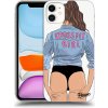 Pouzdro a kryt na mobilní telefon Apple Pouzdro Picasee silikonové Apple iPhone 11 - Crossfit girl - nickynellow čiré