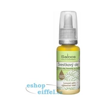 Saloos Bio Švestkový olej lisovaný za studena 20 ml