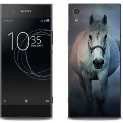 Pouzdro mmCase gelové Sony Xperia XA1 Plus - běžící bílý kůň