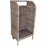 Košíkárna Koš na dřevo ratanový police 52x100 cm – Zboží Dáma