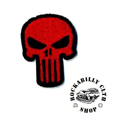 Nášivka Rocka Punisher Red – Hledejceny.cz