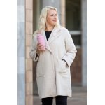 Elegantní kabát Monako khaki – Zboží Dáma