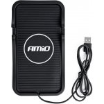 Amio Bezdrátová Qi nabíječka do auta 3.0 15W s USB, 186x103 mm | Zboží Auto