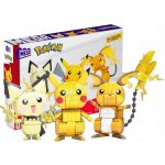 Mattel Pokémon Mega Construx Pichu Pikachu a Raichu – Zboží Živě