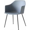 Jídelní židle &Tradition Rely HW33 s područkami black / light blue