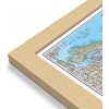 Nástěnné mapy National Geographic Rusko - nástěnná mapa Classic 77 x 60 cm Varianta: mapa v dřevěném rámu, Provedení: Pegi přírodní