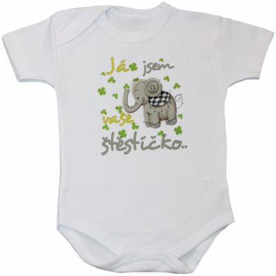 Dětské body s nápisem JÁ JSEM VAŠE ŠTĚSTÍČKO – Zbozi.Blesk.cz