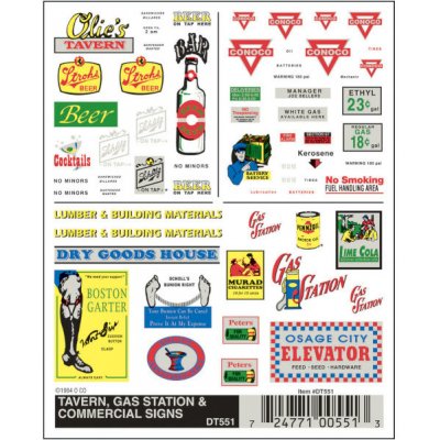 Woodland Scenics propisot reklamní cedule DT551 – Zbozi.Blesk.cz