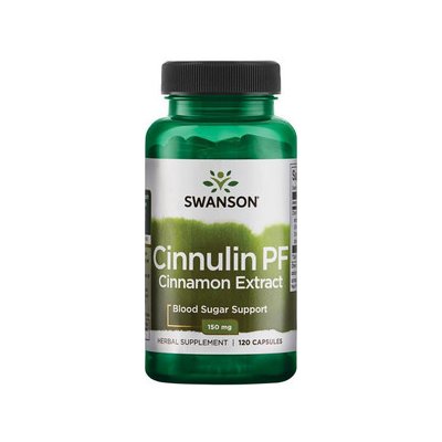 Swanson Cinnulin PF Cinnamon Extract 120 kapslí 150 mg