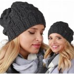 Fashionweek dámská čepice beanie šmoulinka ZIZI-A4 grafitová – Sleviste.cz