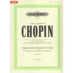 Chopin Trois Nouvelles Etudes urtext tři etudy pro klavír – Zboží Mobilmania