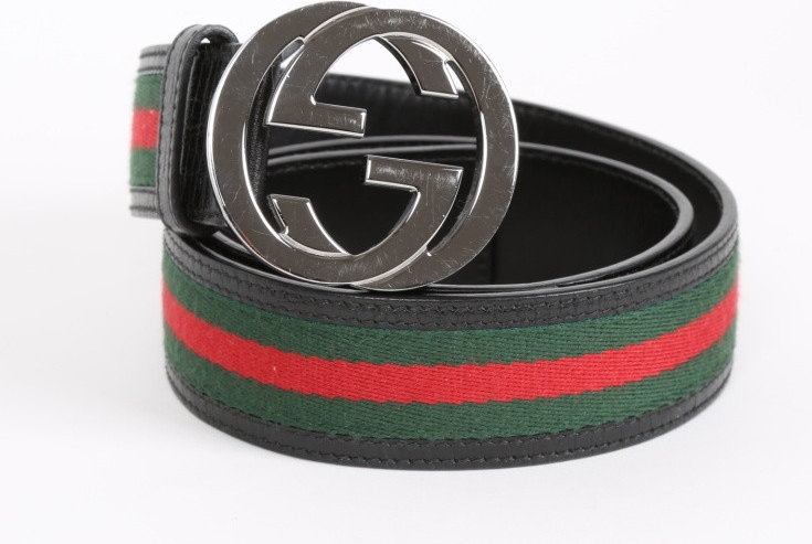 Gucci GG Web Deatil Black Leather Belt od 3 990 Kč - Heureka.cz