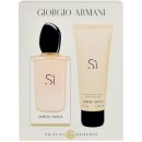 Kosmetická sada Giorgio Armani Si EDP 100 ml + tělové mléko 75 ml dárková sada