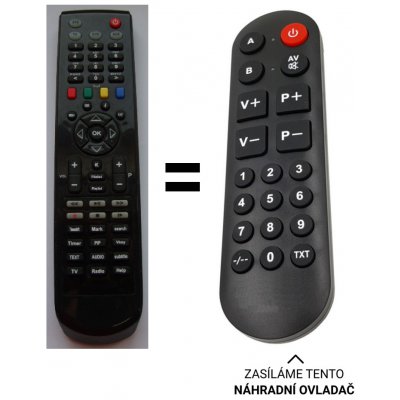 Dálkový ovladač Senior Xtrend ET9500, ET9200, ET9000, ET6000 – Zboží Živě