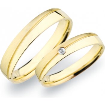 SP-280 Snubní prsteny ze žlutého zlata